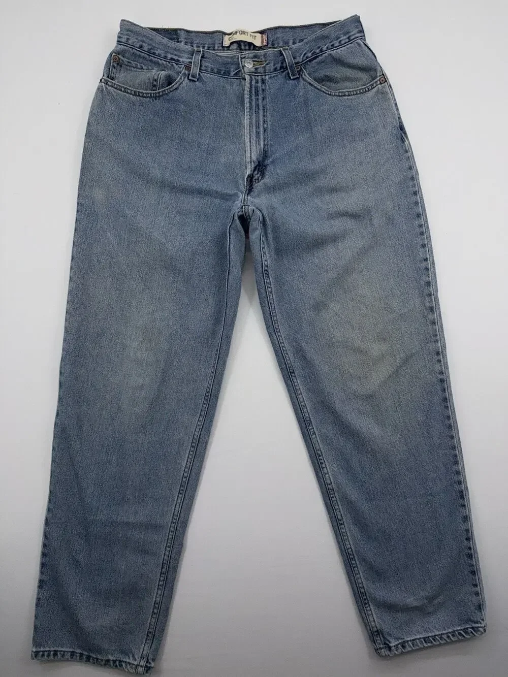 Levis 560 Comfort Fit Medium Wash Denim Blue Jeans Men's 35x34
